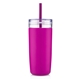 aerial view a purple 32 oz bermuda tumbler, image 1 of 2