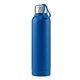 aerial view a navy blue 22 oz quencher bottle, image 1 of 4