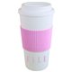 a pink brazilian with hot chocolate