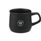 aerial view a black angus 12 oz ceramic mug, image 1 of 4