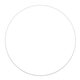 a white die cut roll label circle 1/4 dia. white gloss paper