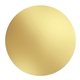 a matte gold custom promotional lapel sticker on roll circle 2 3/4 dia. foil papers