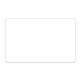 a white lapel sticker on roll rectangle 3 1/2 x 2 3/16 white matte paper roll of 1000