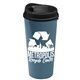 a eco blue tumbler & black lid the eco roadmaster - 20 oz travel tumbler with auto sip lid