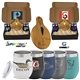 aerial view a group of wine and cheese gift set, image 1 of 11