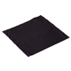 aerial view a black premium 6 x 6 microfiber cloth - 1- color, image 1 of 2