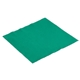 aerial view a green premium 6 x 6 microfiber cloth - 1- color, image 1 of 2