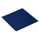 aerial view a navy blue premium 6 x 6 microfiber cloth - 1- color, image 1 of 2