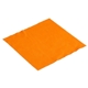 aerial view a orange premium 6 x 6 microfiber cloth - 1- color, image 1 of 2