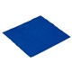 aerial view a royal blue premium 6 x 6 microfiber cloth - 1- color, image 1 of 2