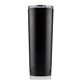 a black/black 24 oz slim jim 2 tumbler