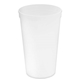 a white cups - on - the - go 22 oz stadium cup with digital imprint