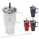 a group of 30 oz lisbon stainless steel tumbler with straw