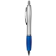 a blue the silver grenada pen
