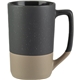 aerial view a grey manhattan 16 oz two tone mug, image 1 of 2
