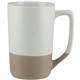 aerial view a white manhattan 16 oz two tone mug, image 1 of 2
