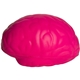 aerial view a pink educational brain squeezies - stress reliever, image 1 of 5