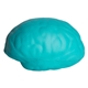 aerial view a teal brain shaped squeezie stress balls, image 1 of 5