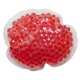 a red gel beads hot / cold pack small oval