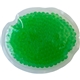 a green gel beads hot / cold pack small oval
