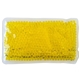 a yellow gel beads hot / cold pack rectangle