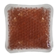 a red square aqua pearls gel beads hot / cold pack