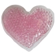 a pink heart gel beads hot / cold pack