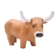aerial view a brown long horn cow stress reliever, image 1 of 3