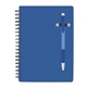 aerial view a blue 5 x 7 70 lined pen - buddy notebook, image 1 of 2