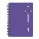 aerial view a purple 5 x 7 70 lined pen - buddy notebook, image 1 of 3