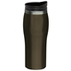 aerial view a black (gunmetal) 15 oz stainless steel sydney tumbler, image 1 of 3