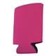 aerial view a fuchsia budget pocket can cooler sleeve holder, image 1 of 2