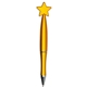 a gold stylish elegant star topped pen