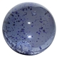 a blue high bounce glitter ball