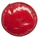 a red plush gel beads hot / cold pack circle