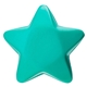 a teal star stress reliever