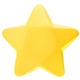 aerial view a yellow star stress reliever, image 1 of 4