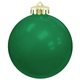 a green 3 usa - made round glossy shatterproof ornament