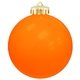 a orange 3 usa - made round glossy shatterproof ornament