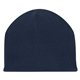 aerial view a navy double layer fleece beanie, image 1 of 2