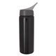 aerial view a black 25 oz tario aluminum bike bottle, image 1 of 5