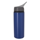 aerial view a blue 25 oz tario aluminum bike bottle, image 1 of 6