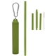 aerial view a green buildable harvest straw kit in travel case, image 1 of 2