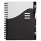aerial view a black wave notebook ballpoint stylus, image 1 of 4