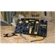 a group of tool set with tri - fold carrying case