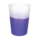 aerial view a frosted to purple color changing mood stadium cup - 12 oz, image 1 of 2