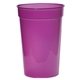 a frosted to purple sun fun 17 oz stadium cup, full color digital