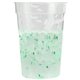 a frosted to green mood(tm) 17 oz confetti stadium cup