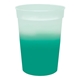 aerial view a frosted to green mood(tm) 12 oz stadium cup, full color digital, image 1 of 2