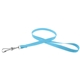 aerial view a baby blue 3/8 silkscreened flat lanyard w / j hook, image 1 of 2
